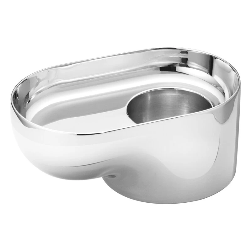 Georg Jensen Bougeoir Pour Bougie Chauffe-plat Nendo, Acier Inoxydable 3 Georg Jensen Bougeoir Pour Bougie Chauffe-plat Nendo, Acier Inoxydable