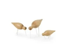 Normann Copenhagen Shorebird, Modèle Moyen, Pattes Blanches -Intérieure Décoration Magasin 1001 Shorebirds White All 1