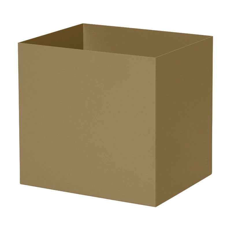 Ferm LIVING Pot Carré Plant Box, Olive 3 Ferm LIVING Pot Carré Plant Box, Olive