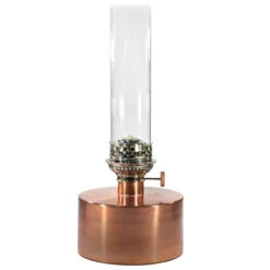 Klong Lampe à Huile Patinée, Grand Modèle, Cuivré