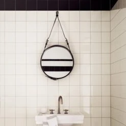 GUBI Miroir Adnet M, Brun Clair 13 GUBI Miroir Adnet M, Brun Clair -Intérieure Décoration Magasin 116Gubi iso 1