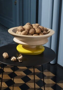 Alessi Centre De Table Sottsass, Jaune -Intérieure Décoration Magasin 11 Alessi ES15 V