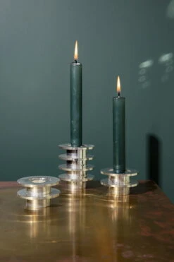 Fritz Hansen Bougeoir Louise, Argent -Intérieure Décoration Magasin 14078 Happy Holidays 2019