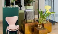 Fritz Hansen Bougeoir Louise, Argent -Intérieure Décoration Magasin 14088 Happy Holidays 2019