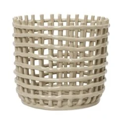 Ferm LIVING Grand Panier Ceramic, Cashmere