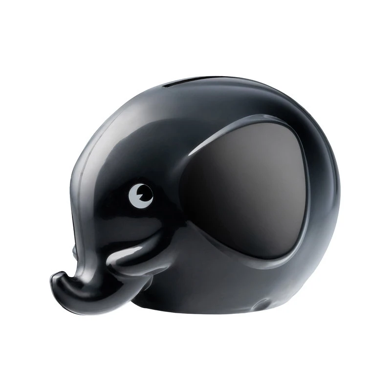 Palaset Tirelire Medi Elephant, Noir 3 Palaset Tirelire Medi Elephant, Noir