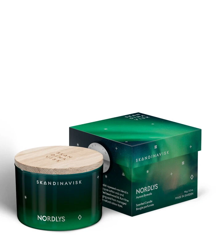 Skandinavisk Bougie Parfumée Avec Couvercle, NORDLYS, 90 g 5 Skandinavisk Bougie Parfumée Avec Couvercle, NORDLYS, 90 g – Image 3