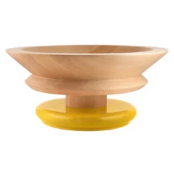 Alessi Centre De Table Sottsass, Jaune