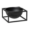 By Lassen Bol Kubus Centrepiece, Petit Modèle, Noir -Intérieure Décoration Magasin 316ByLassen iso TH