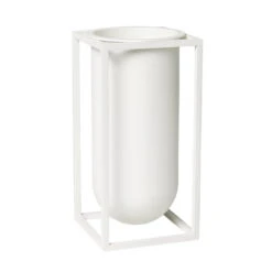 By Lassen Vase Kubus Lily, Blanc