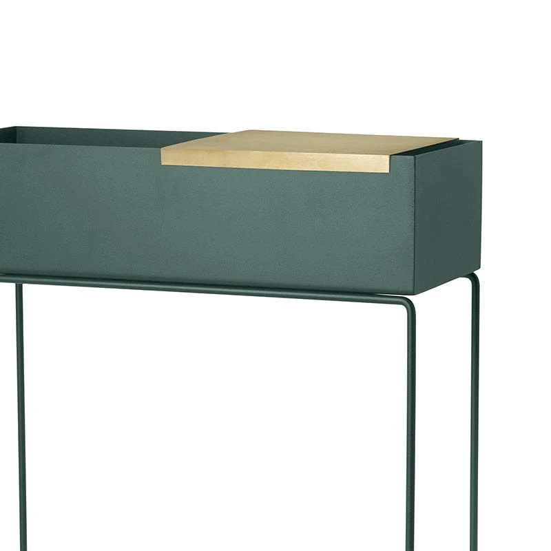 Ferm LIVING Plateau Pour Jardinière Plant Box, Laiton 4 Ferm LIVING Plateau Pour Jardinière Plant Box, Laiton – Image 2