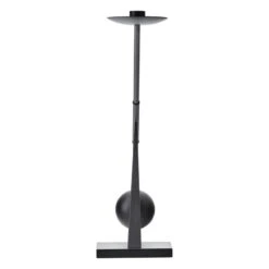 MENU Bougeoir Interconnect, Acier Noir -Intérieure Décoration Magasin 4709539 Interconnect Candle Holder Black Back
