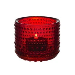 Iittala Photophore Kastehelmi 64 mm, Cranberry