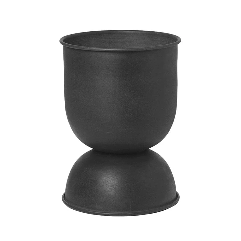 Ferm LIVING Pot Hourglass, XS, Noir 3 Ferm LIVING Pot Hourglass, XS, Noir