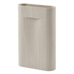 Muuto Vase Ridge, 48,5 cm, Beige