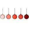 Iittala Coffret De 5 boules En Verre, Rouge -Intérieure Décoration Magasin 645Hackman iso TH