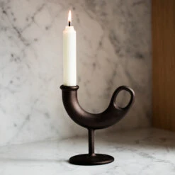 Nedre Foss Bougeoir Ildhane, Noir -Intérieure Décoration Magasin 6AnderssenVoll tb