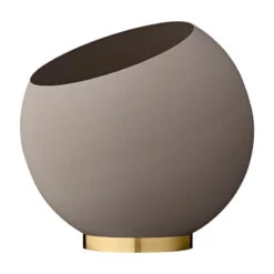 AYTM Pot De Fleurs Globe, L, Taupe