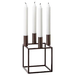 By Lassen Chandelier Kubus 4, Cuivre Bruni