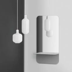 Normann Copenhagen Miroir Vertical Horizon, Blanc -Intérieure Décoration Magasin 99Normann iso HV