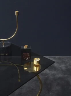 AYTM Bougeoir Grasil, Noir/doré -Intérieure Décoration Magasin AYTM 21 180