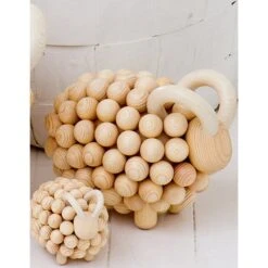 Aarikka Figurine Pässi, Bois Verni -Intérieure Décoration Magasin B642 web fiilis2 1024x1024