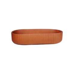 Elementa Jardinière Ovale Avec Support Klorofyll, Terracotta 6 Elementa Jardinière Ovale Avec Support Klorofyll, Terracotta -Intérieure Décoration Magasin ELMKLOVALCTRD EE