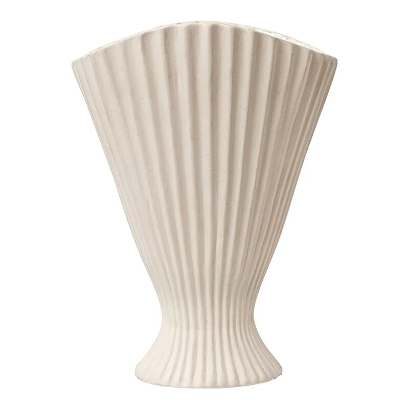 Ferm LIVING Vase Fountain, Blanc Cassé 3 Ferm LIVING Vase Fountain, Blanc Cassé