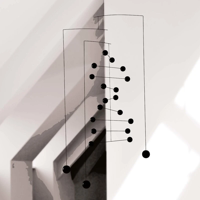 Flensted Mobiles Mobile Counterpoint, Noir 4 Flensted Mobiles Mobile Counterpoint, Noir – Image 2