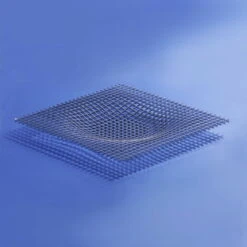 Fundamental Berlin Plateau Gravity, 36 X 36 cm, Acier Inoxydable -Intérieure Décoration Magasin GRV CP Blue diago