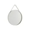HAY Petit Miroir Strap, No 2, Gris Clair -Intérieure Décoration Magasin HAY AC456 A606 AB85 Strap Mirror No 2 dia50 light grey