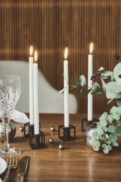 By Lassen Bougeoir Kubus Micro, Lot De 2, Noir -Intérieure Décoration Magasin Heg Mller 210702 byLassen pressebilleder sllerd10967 copy