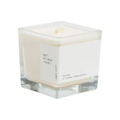 Hetkinen Bougie Carrée En Cire Végétale, Biofilia