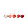 Iittala Coffret De 5 boules En Verre, 40 mm, Rouge -Intérieure Décoration Magasin II1061195 40mm 5set EE