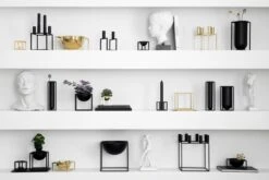 By Lassen Vase Kubus Lolo, Noir -Intérieure Décoration Magasin IMGL7192 2