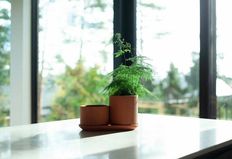 Elementa Pot De Fleurs, Modèle Moyen, Terracotta 6 Elementa Pot De Fleurs, Modèle Moyen, Terracotta – Image 4