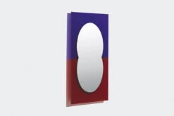 Petite Friture Miroir Wander, 40 x 55 cm, Violet - Rouge Brun -Intérieure Décoration Magasin M0890102 WANDERM0890103 WANDER mirror 40x55 purple brown red 5
