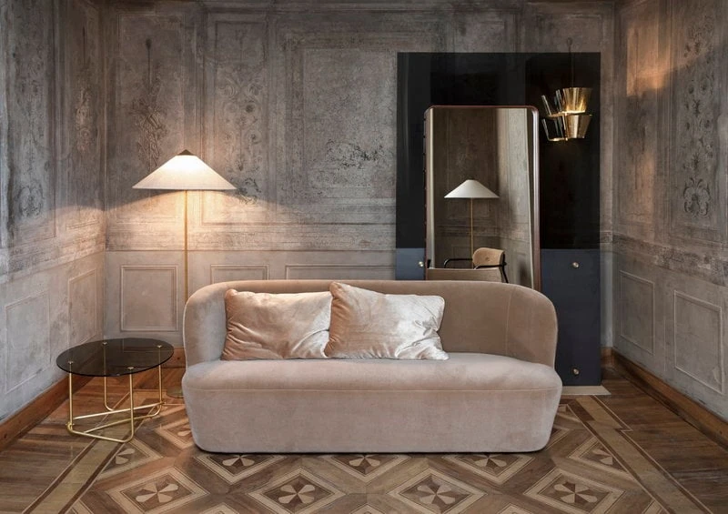 GUBI Miroir F.A. 33, 70 X 146 Cm, Laiton Noir 4 GUBI Miroir F.A. 33, 70 X 146 Cm, Laiton Noir – Image 2