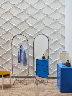 Verpan Miroir System 1-2-3, Chromé -Intérieure Décoration Magasin Mengel21275