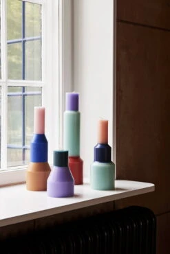 HAY Bougie Pillar, Modèle S, Lavande -Intérieure Décoration Magasin Pillar Candle family