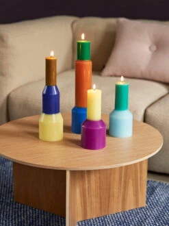HAY Bougie Pillar, Modèle L, Jaune Citron 9 HAY Bougie Pillar, Modèle L, Jaune Citron -Intérieure Décoration Magasin Pillar Candle family Slit Table Wood XL oak veneer Moire Kelim blue Mags Soft 2 seater comb 1 Flamiber Sand J7