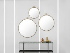 GUBI Miroir Randaccio Circular, 60 cm 11 GUBI Miroir Randaccio Circular, 60 cm -Intérieure Décoration Magasin RandaccioWallMirror TSConsole 01