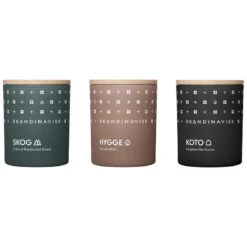 Skandinavisk Bougies Parfumées, Lot De 3 pièces, HIBERNATE