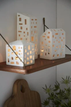 Kähler Photophore Urbania, Town House -Intérieure Décoration Magasin Urbania Light House H145 H220 H105