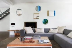 Magis Miroir Vitrail, 50 x 50 Cm, Rond, Vert -Intérieure Décoration Magasin Vitrail set 2