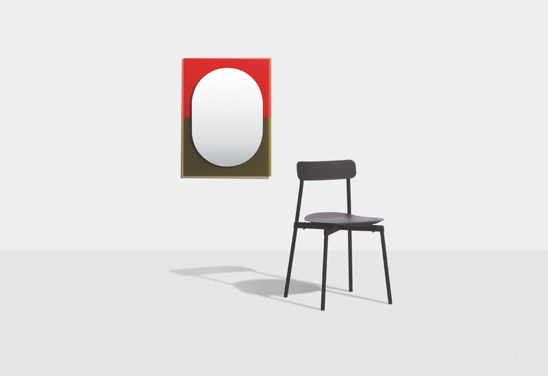 Petite Friture Miroir Wander, 67 x 90 cm, Vermillon - Kaki 6 Petite Friture Miroir Wander, 67 x 90 cm, Vermillon - Kaki – Image 4