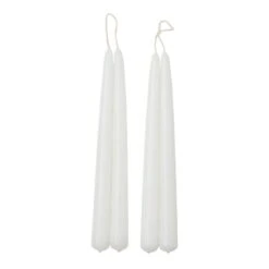 Applicata Bougie Blossom, Lot De 4, Blanc