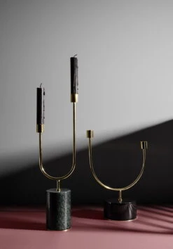 AYTM Bougeoir Grasil, Noir/doré -Intérieure Décoration Magasin aytm 16aw interiors 002