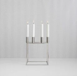 By Lassen Chandelier Kubus 8, Nickel -Intérieure Décoration Magasin byLassen Kubus 8 nickel Liinus Lifestyle High Res