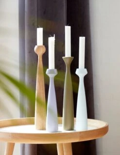 Applicata Bougie Blossom, Lot De 4, Blanc -Intérieure Décoration Magasin interior blossom 13 3